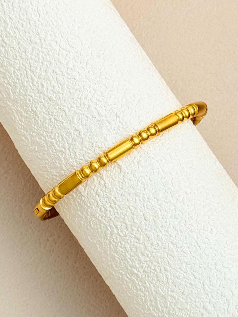 Elegantes Zirkonarmband - Weißer Titanstahl für Damen