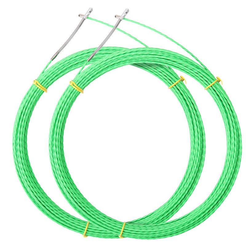 Electrician Wire Puller: Steel Wire with Plastic Coating for Electrical and Network Cables, Conduit Threader, and Wire Conduit Puller
