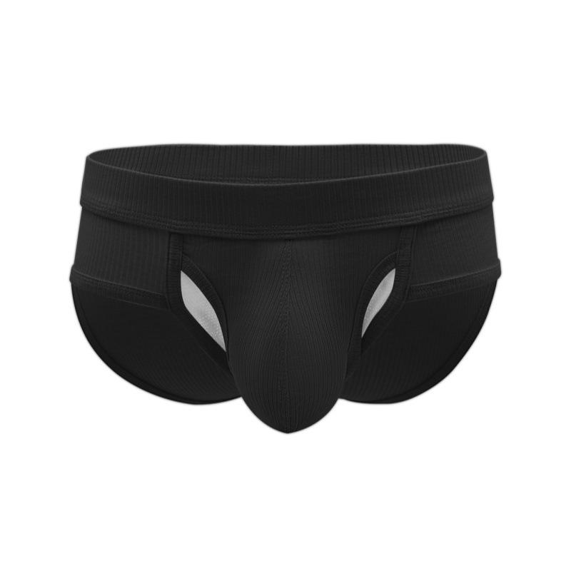 Men's Summer Sexy Thread U Convex Big Bag Separated Breathable Briefs