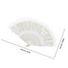 Lace Floral Folding Hand Fans Chinese Retro Style Bridal Wedding Party Dancing Props Lolita Performance Decorative Fan