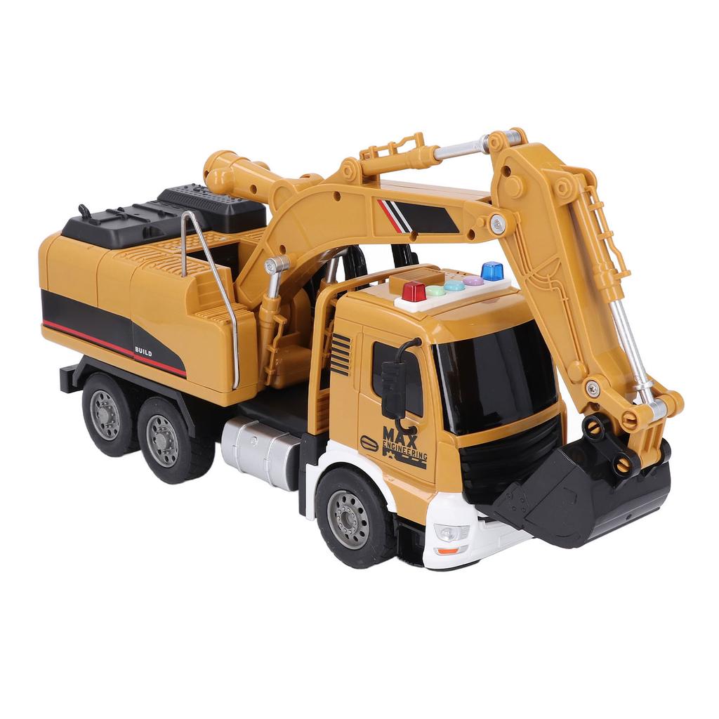 Construction Excavator Toys with Dual Tracks Interactive Battery Powered Realistic Engineering