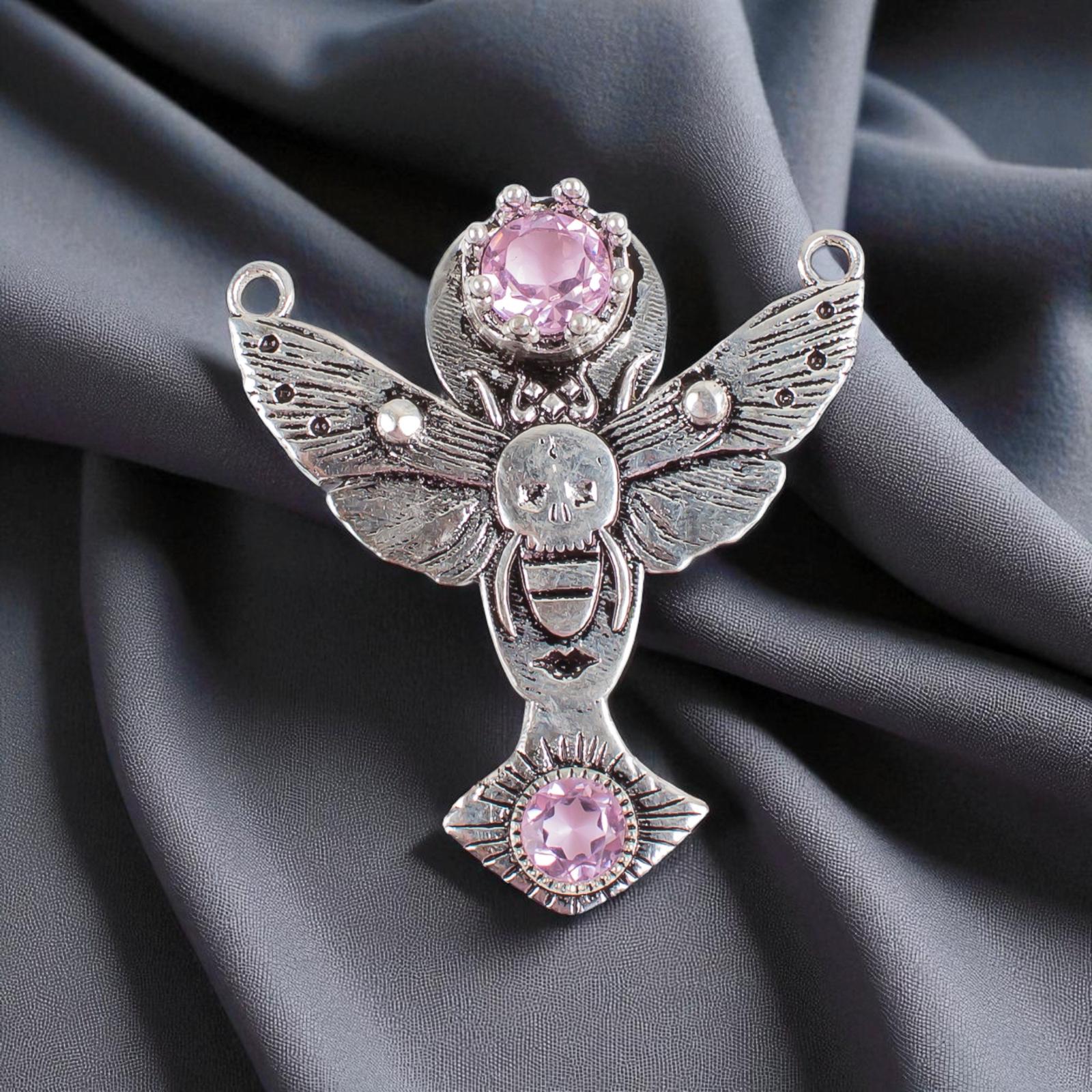 

Morganite Gemstone 925 Sterling Silver Jewelry Pendant 1.5 For Anniversary Gift CP-10-9