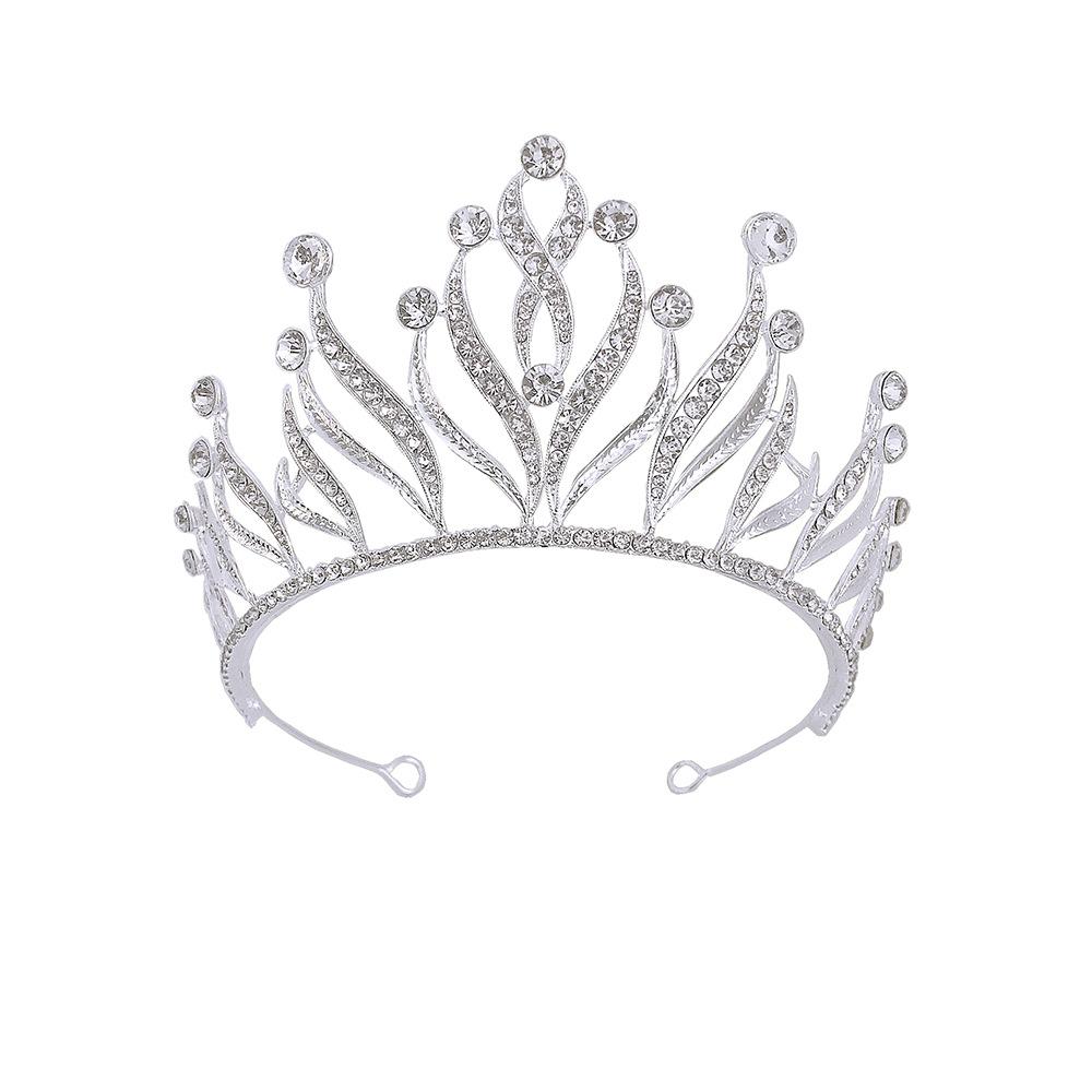 Креативная свадебная корона, карнавальная вечеринка, головной убор, простая темпераментная стразовая свадебная корона