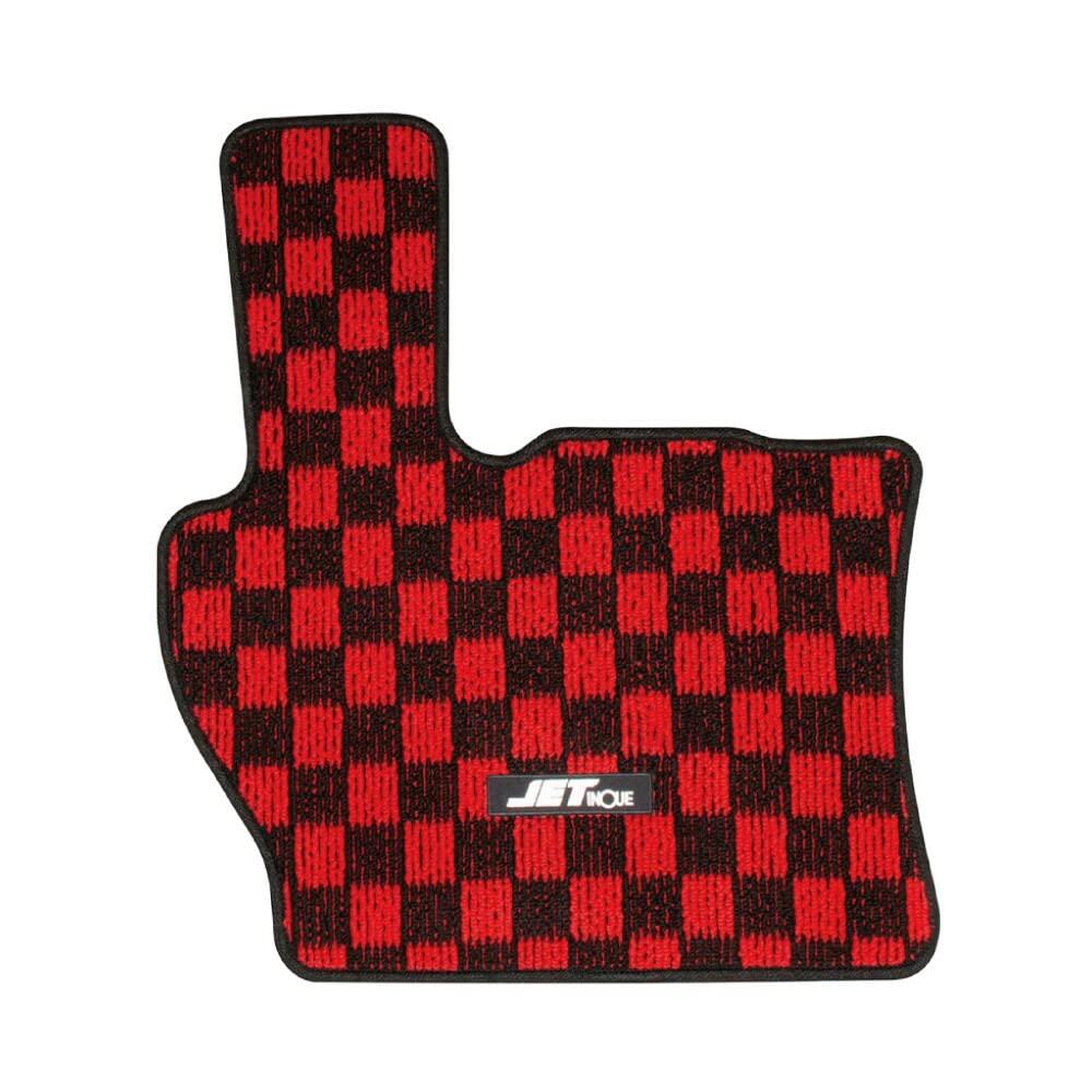 

JET INOUE Floor Mat Plaid Pattern UD Quon R 523294 Red/Black чёрный