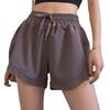 Damen High-Waist Schnelltrocknende Sommer Lauf-Yoga-Shorts