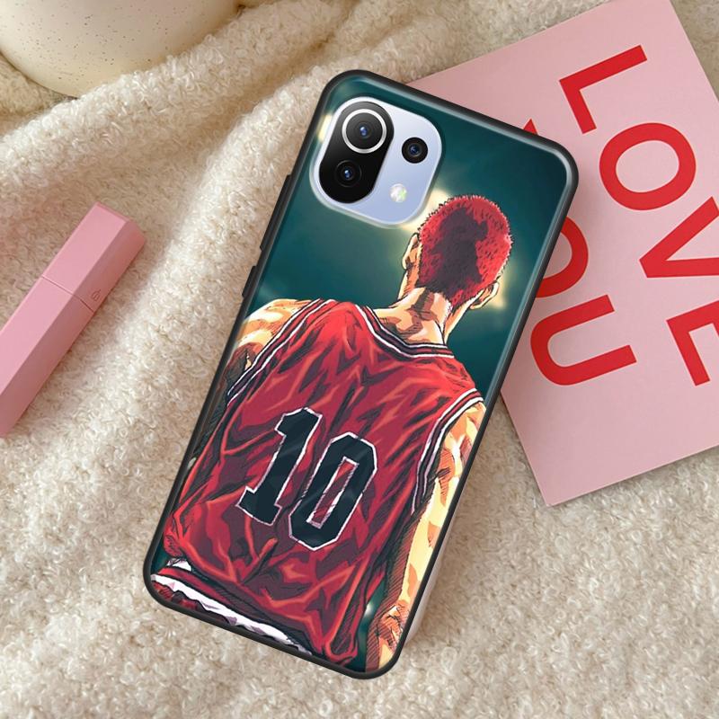 

Чехол-накладка Anime Slam Dunk для POCO X4 Pro F1 F2 F3 X3 GT M3 M4 X3 Pro Чехол для Xiaomi 11T 12 Pro 11 Lite POCO M4 Pro 5G