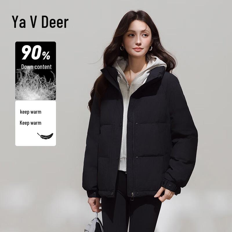 

Yalu Women s 2025 Winter Short Puffer Down Jacket L