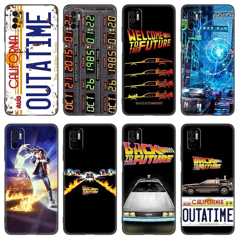 

Back To The Future Phone Case For Xiaomi Redmi Note 7 8 8T 9 9S 10 10S 10T 11 11S 4G 11E 11T Pro 5G Soft TPU Black Cover