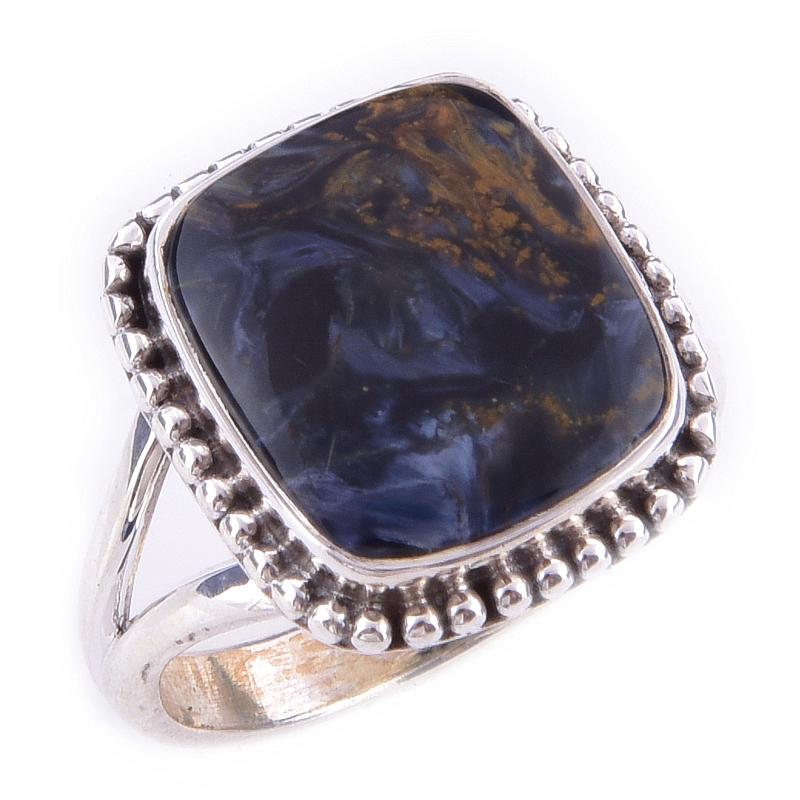Natural Pietersite Gemstone Handmade 925 Solid Sterling Silver Ring Size 6 Q8Z33