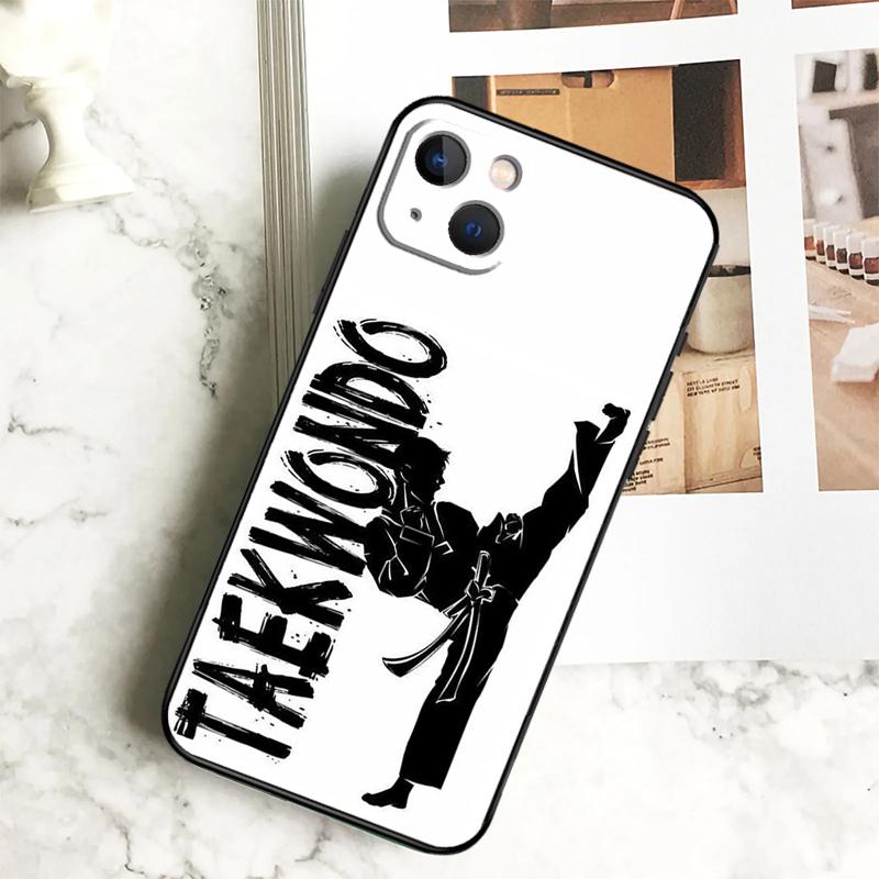 Kungfu Taekwondo Phone Case For iPhone 17 16 14 13 12 11 15 Pro Max Plus 12 13 Mini 16e 17 Air Cover Coque