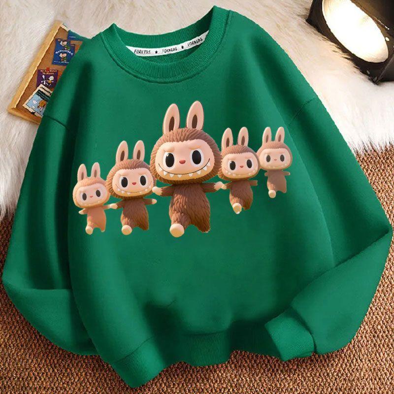 Children's Casual Round-neck Sweatshirt, Fashionable Long-sleeved Sweatshirt for Boys and Girls In Spring and Autumn