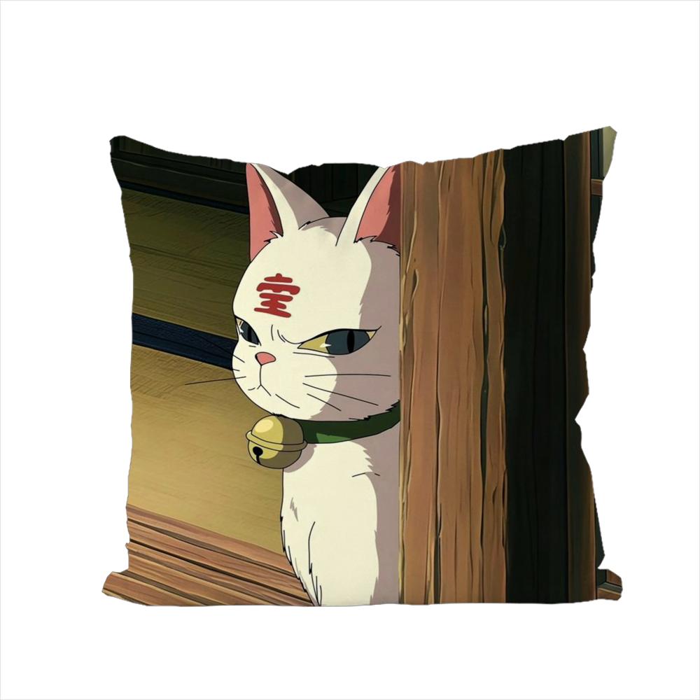 Anime Dan Da Dan Kuddöverdrag För Bil Soffa Dekorativt Hem Dubbelsidig Tryck Plysch Kvadratisk Kudde Kuddfodral