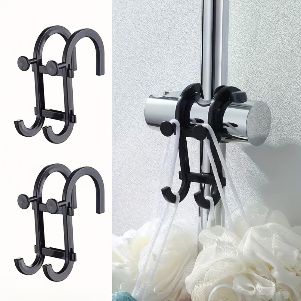 6pcs Multi-Purpose Double S-shape Hooks Plastic Versatile Hooks Bathroom Door Hook  Kitchen