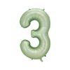 40inch Olive Green Digital Foil Balloons Number 0 1 2 3 4 5 6 7 8 9 Kids Adult Birthday Wedding Party Decorations Baby Shower