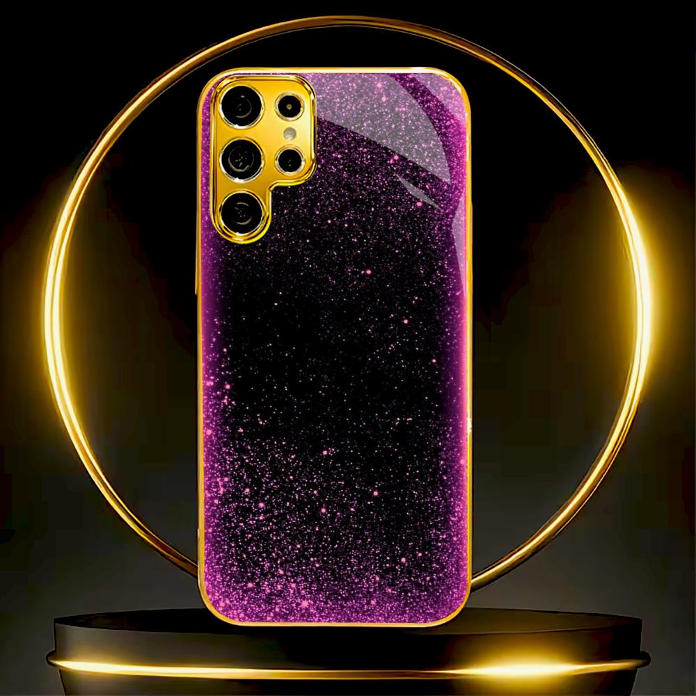 Violet Or Tendance Téléphone Portable Modèle Best-seller Coque Téléphone Coque Téléphone Verre pour Samsung Galaxy S26 S25 S24 S23 S22 FE, Ultra, Plus