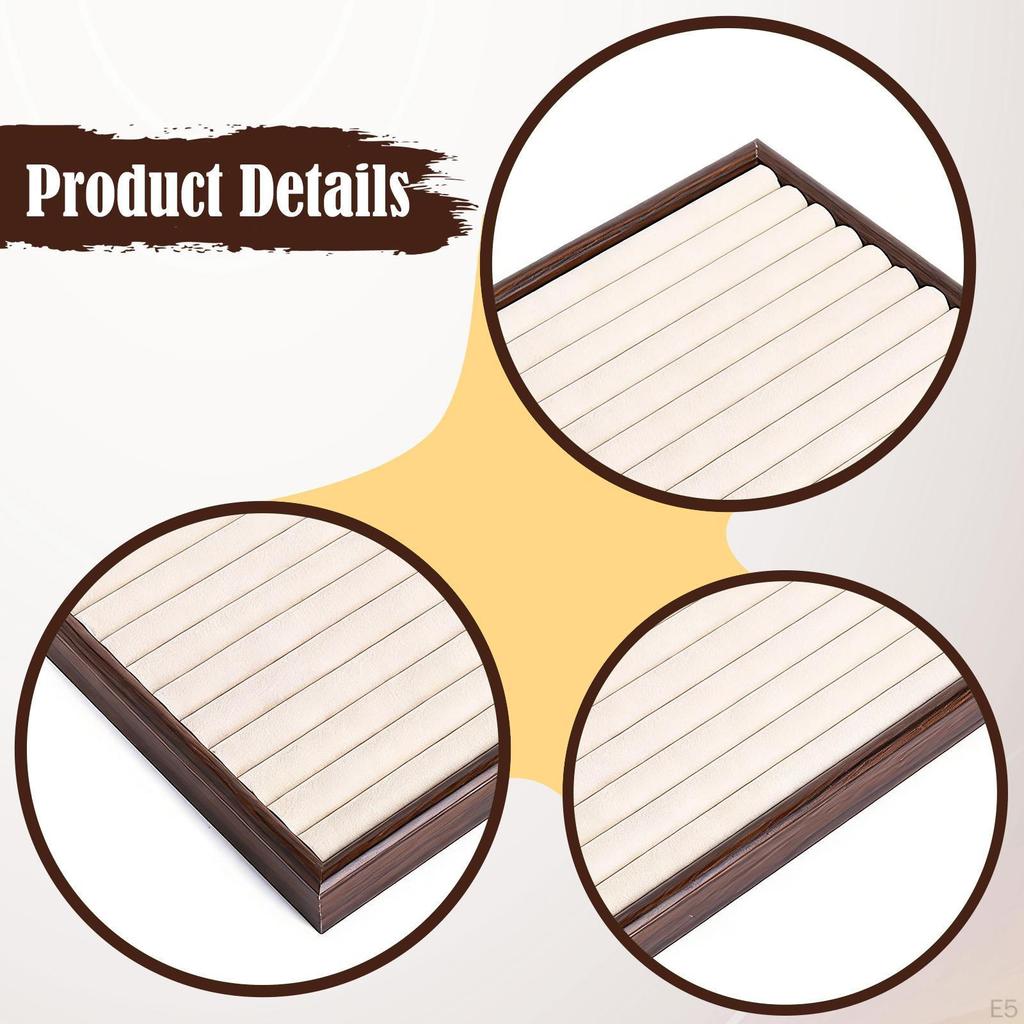 Holder Display Tray Case Accessory Tabletop Jewelry Organizer for Shop Store Selling Show