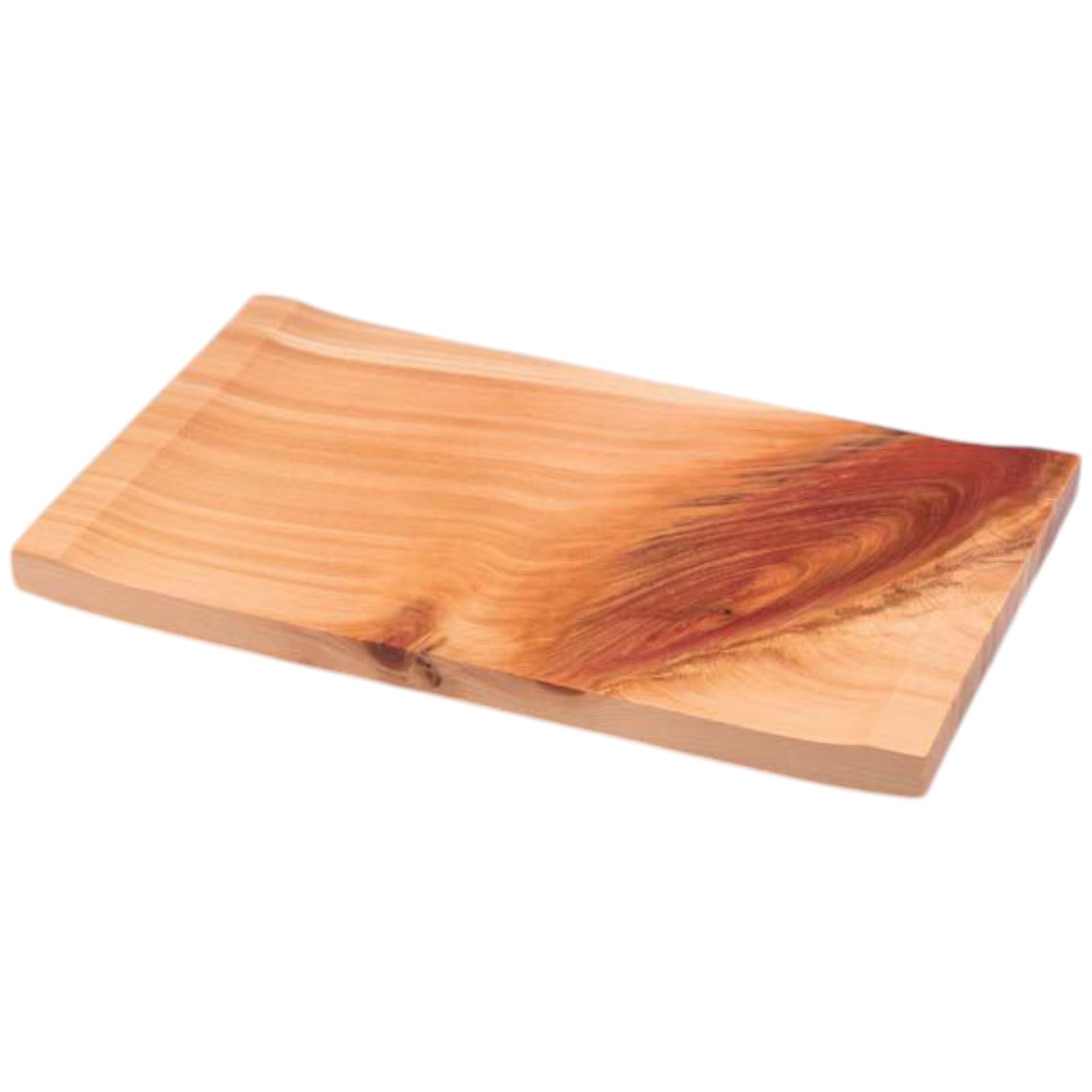 

Premium Nigiri Sushi inch Hinoki Wood with Horizontal Rims and Made in Japan J-kitchens Plate, 1.0 (0.1 cm), Knots, Shatter-Resistant,