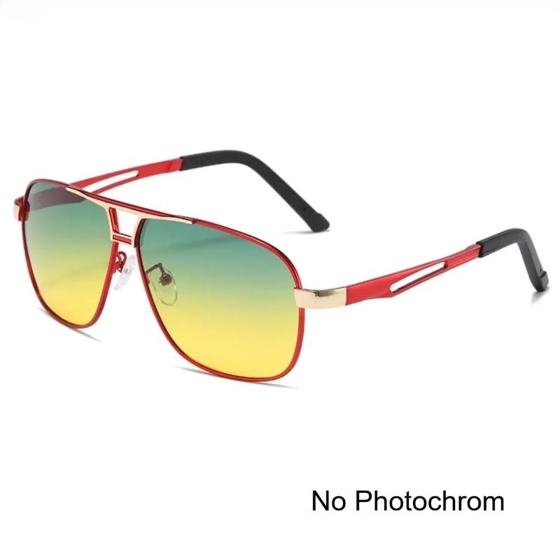Men Driving Chameleon Sun Glasses for Day and Night Dual-use Male Color Change Lens Vision Polarized Photochromic Sunglasses