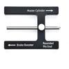Car Brake Booster Push Rod Adjustment Tool, Auto Master Cylinder Push Rod Length Gauge, Magnet Brake Pedal Distance Measuring Tool, Fit for Most
