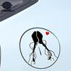 Spoon Sexy Girl Wall & Vehicle Sticker - 10.83x11.8cm