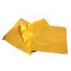 200Pcs 8*8Cm Gold Aluminium Folie Süßigkeiten Schokolade Cookie Diy Verpackung Zinn Papier
