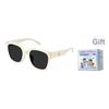 Calvin Klein Square Sunglasses With Logo Design For UV Protection Unisex sunglasses CKJ25637SLB