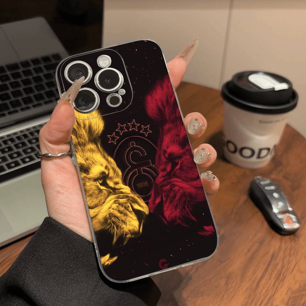Coque de téléphone pour équipe de football Galatasaray Pour IPhone 17 16 15 14 13 12 11 Pro Max Plus Coque Souple Personnalisée DIY