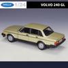 WELLY 1:24 VOLVO 240 GL Alloy Classic Car Model Diecasts Metal Retro Vehicles Car Model Simulation Collection Childrens Toy Gift