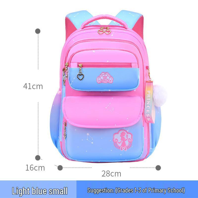 Children's Double Shoulder Backpacks for Girls, Grades 1-6: Cute Primary School Bags
