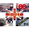 80 Years Dday Landings 6th June 19442024 Commemorative 90x150cm Flag Army Uk