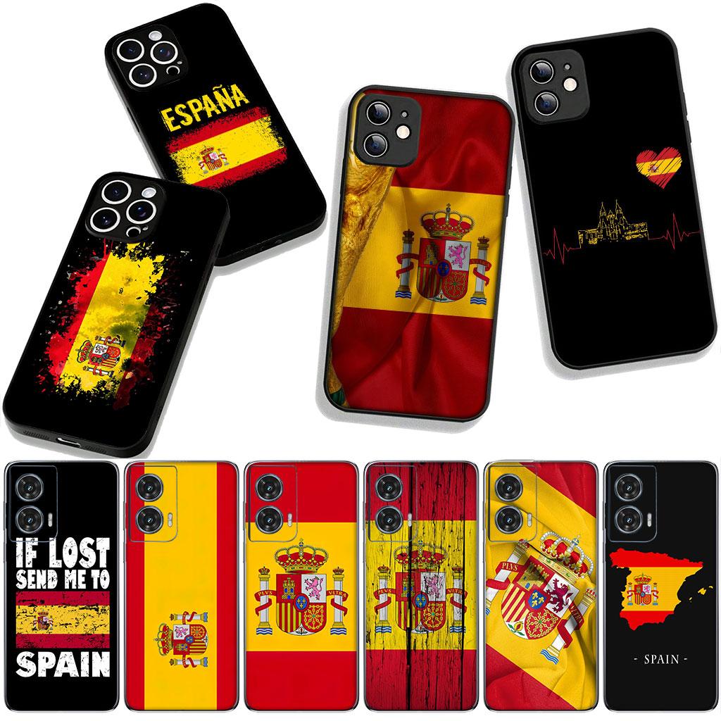Cover for Xiaomi Redmi Note 11 15 8 9 10 Pro Plus A5 9A 9T 10A 10C 9C NFC 15C 8T Casing Phone Case Yellow Red Spain Flag