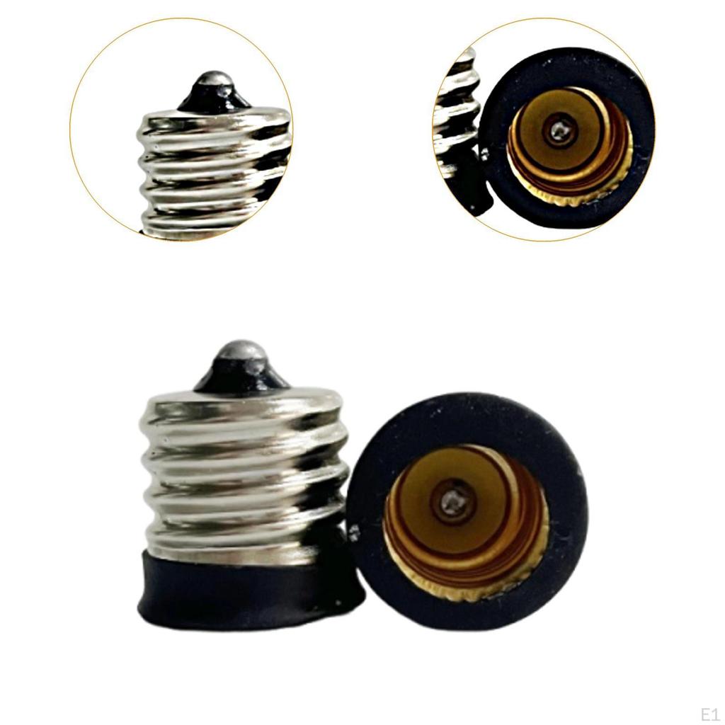 Bulb Base Converter Compact High Temperature Resistant Replace Adapter