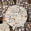 4style 2sheets Kawaii Decorative Stickers DIY Scrapbook Sticker Hand Made Decorative Junk Journal Supplies