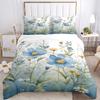 3pcs Blue Dream Quilt Cover Set, Soft and Cozy Bedroom