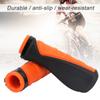 1 Pair Orange Black Mountain Bike Grips Ergonomic Handlebar Grips  for BMX Riding