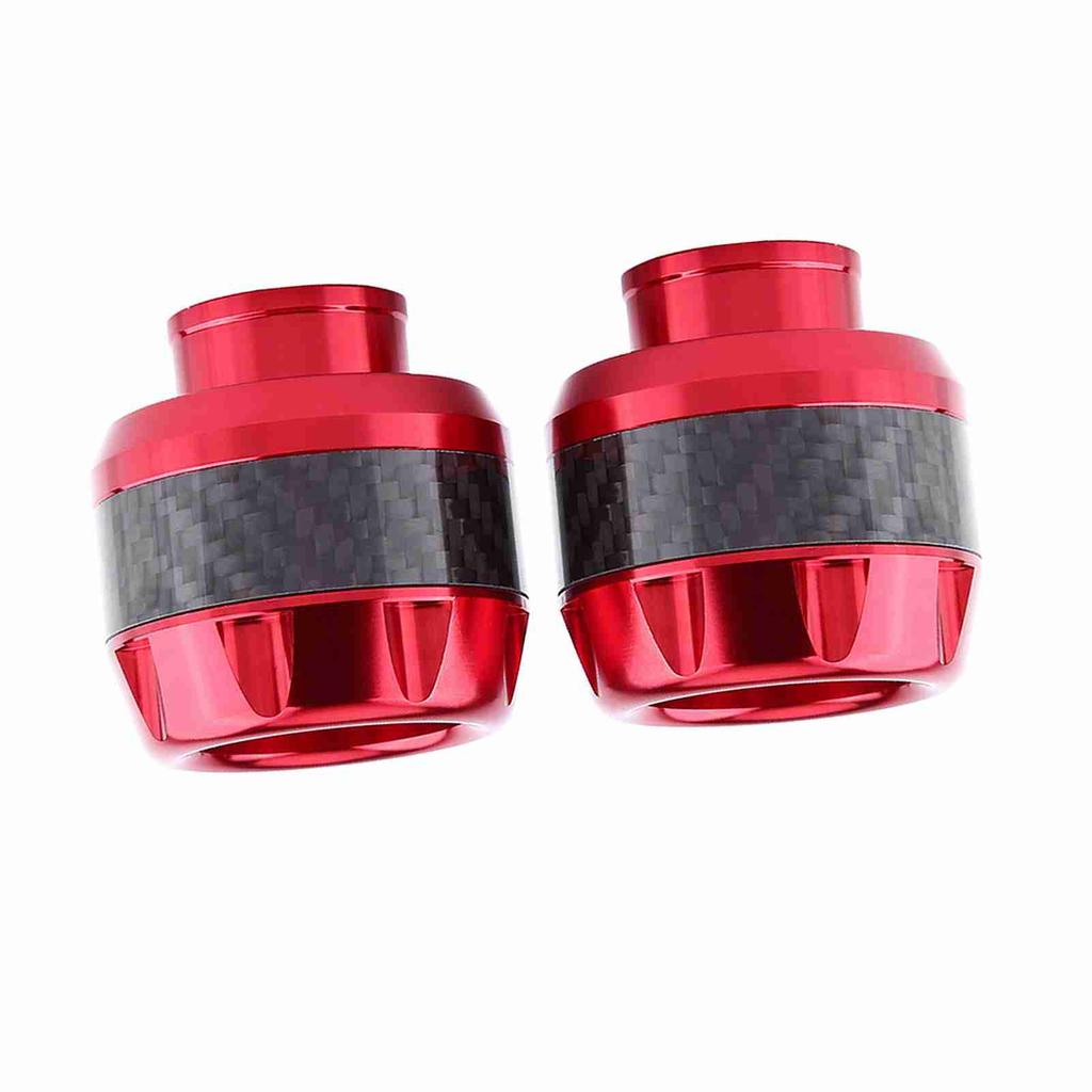 1 Pair of Carbon Fiber Motorcycle Front Fork Frame Sliders Crash Protection