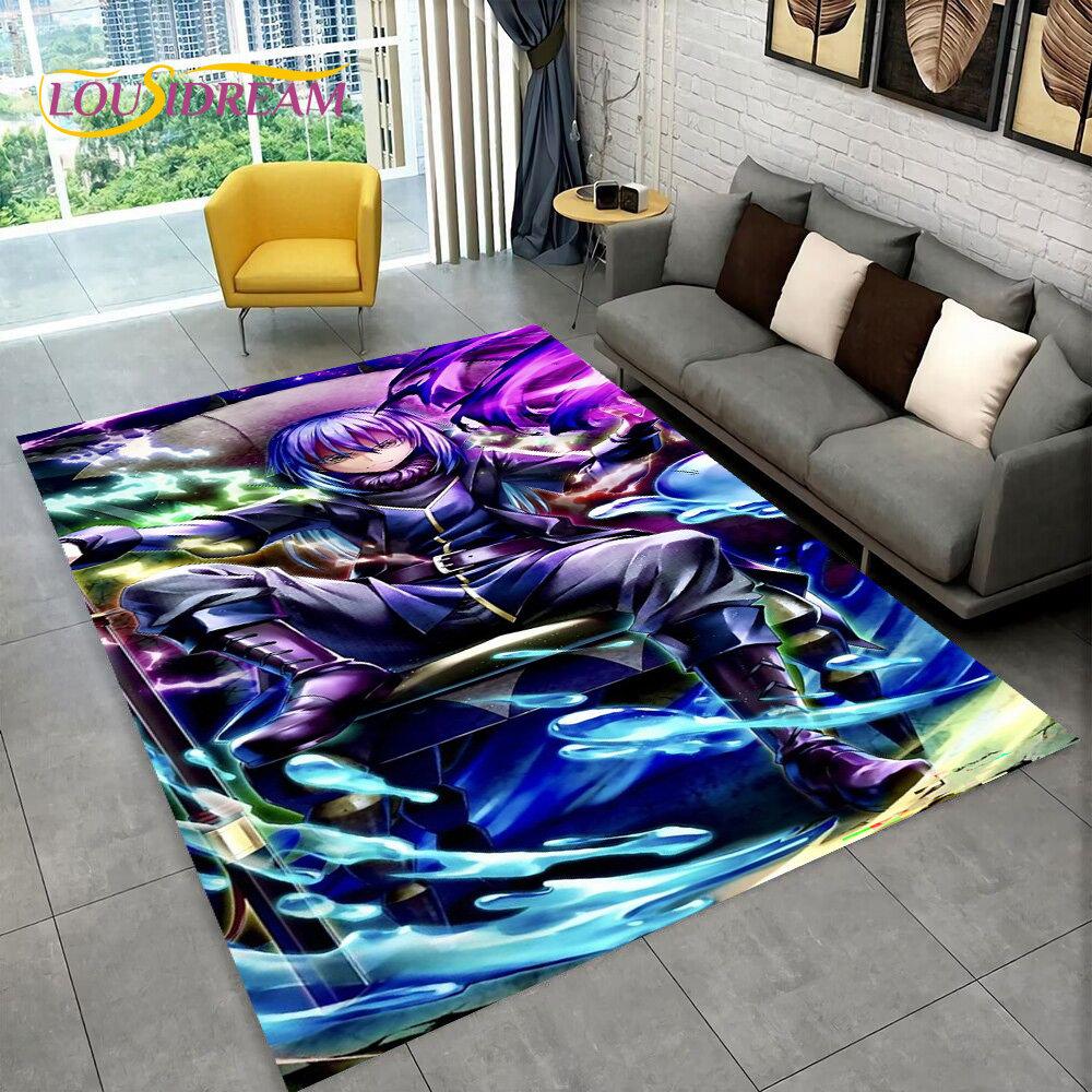 I Got Reincarnated As A Slime Anime Area Rug,Carpet Rug for Home Living Room Bedroom Sofa Doormat Decor,kids Non-slip Floor Mat