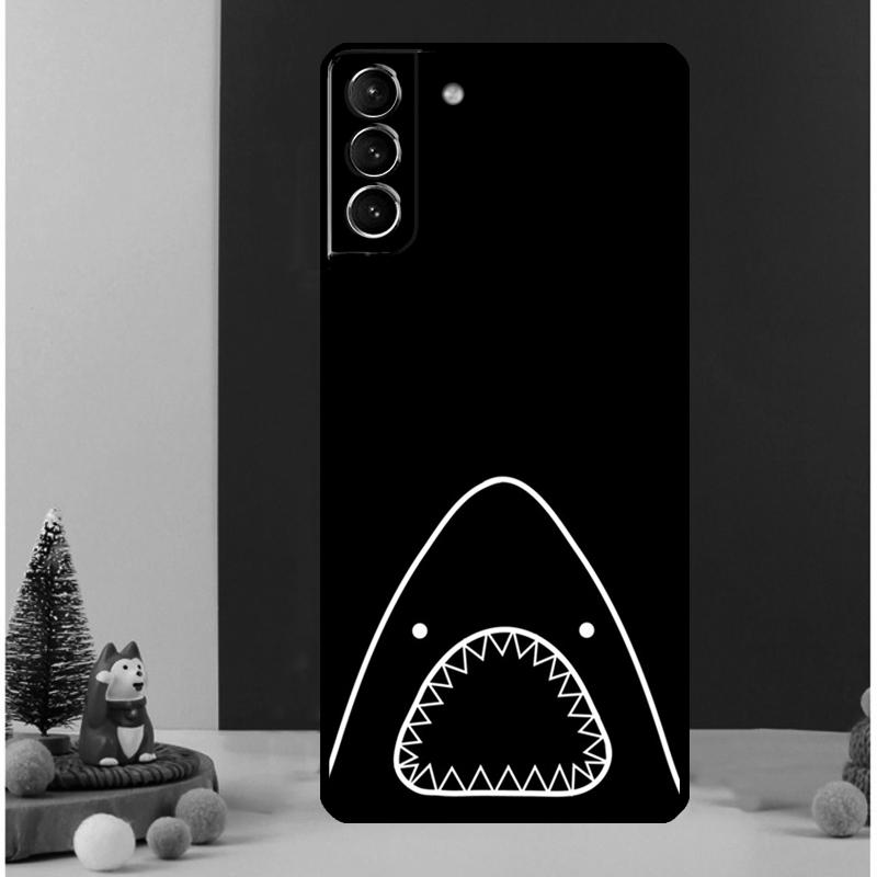 Whale Sharks Case For Samsung Galaxy S23 Ultra S24 S22 Note 20 Ultra 10 Plus S8 S9 S10 S20 S21 FE Cover