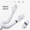1Pair Ice Silk Sun Protection Sleeves Women Thin Cool UV Protection Arm Sleeves Summer Driving Cycling Men Women Unisex