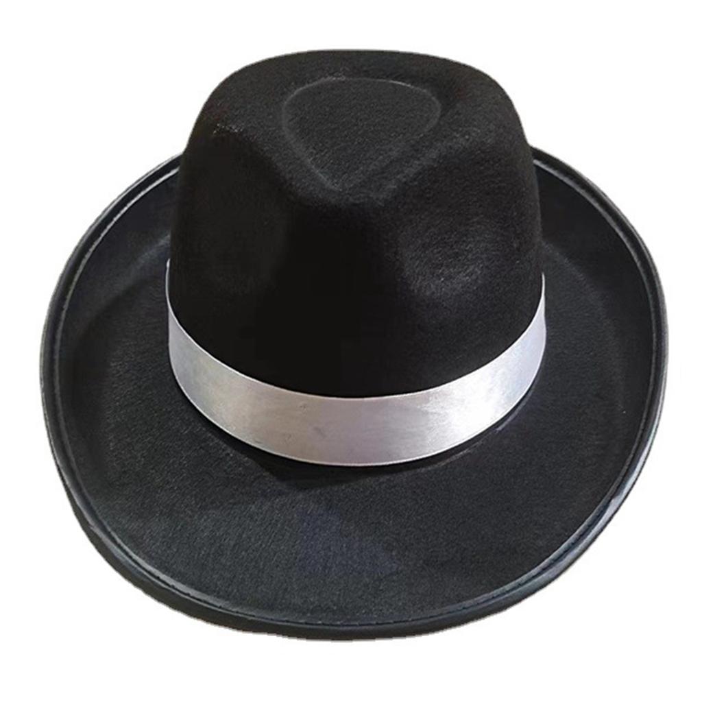 Adult Trilby Hat Breathable British Style Derby Hat Adult Festival Party Festival Magicians Fedoras Hat Elegant Hat