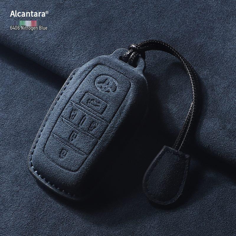 High-End Suede Key Bag for Toyota Sienna, Alphard, Vellfire, Grand Highlander