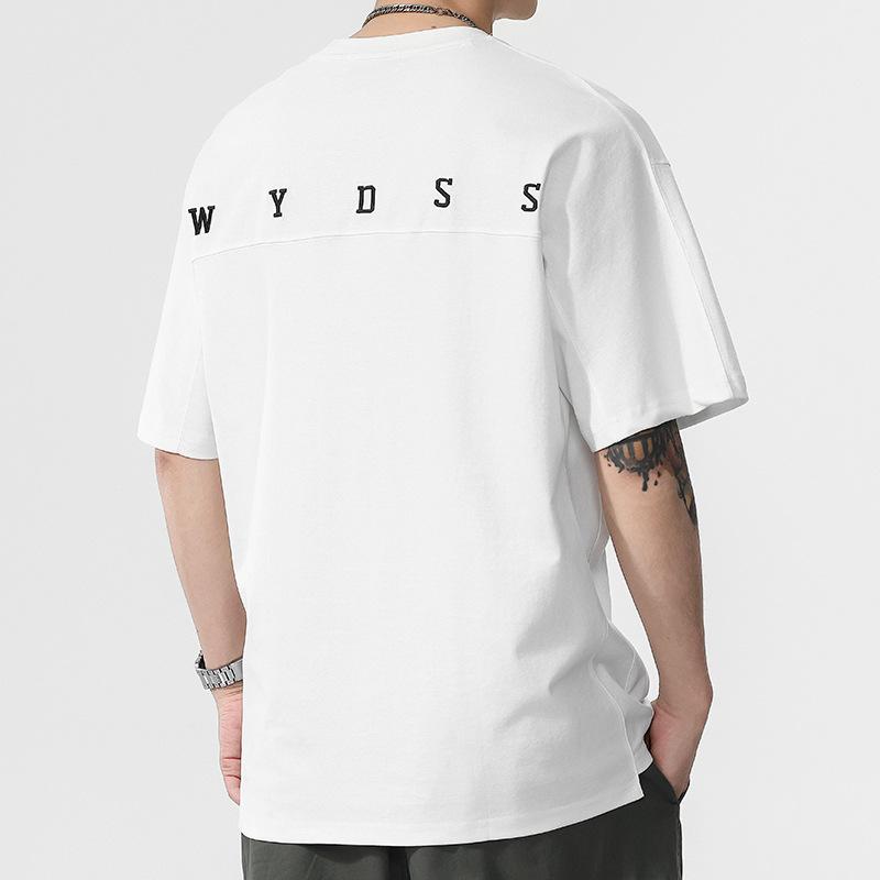New Summer Men's Round Neck Short T-shirt Short Sleeve Thin Casual Youth Half-sleeved Shirt