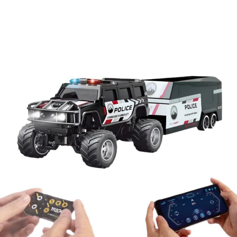 Hengguan 1:64 Alloy RC Dual Control Mini Car Toy for Boys