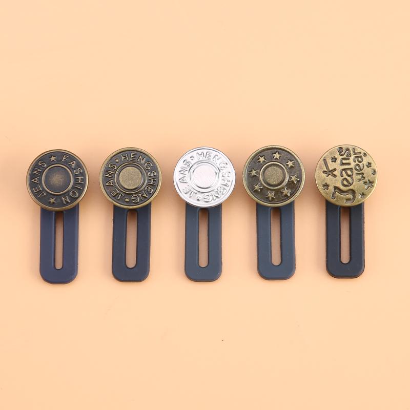 

5/10 шт. Металлический удлинитель пуговиц, идеально подходящий для любых джинсовых брюк, бесплатный пошив, выдвижная пуговица на талии джинсов, удлиненные пряжки, комплект для фиксации