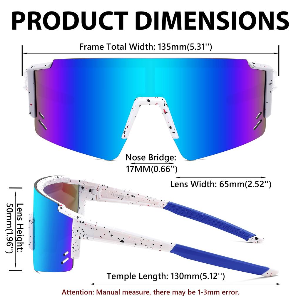 Kids Sports Sunglasses for Children UV400 Ultra Lightweight Sunglasses for Golf Jogging Baseball Bus Fishing Mountaineering Bicycle Cycling UV