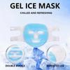 Cold Face Eye Mask Ice Pack Reduce Face Puffy, Dark Circles, Gel Beads Hot Heat Cold Compress Pack, Face SPA for Women Sleeping