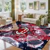 AC Milan Design Crystal Velvet Rug Soft Decorative Mat for Bedroom Entrance