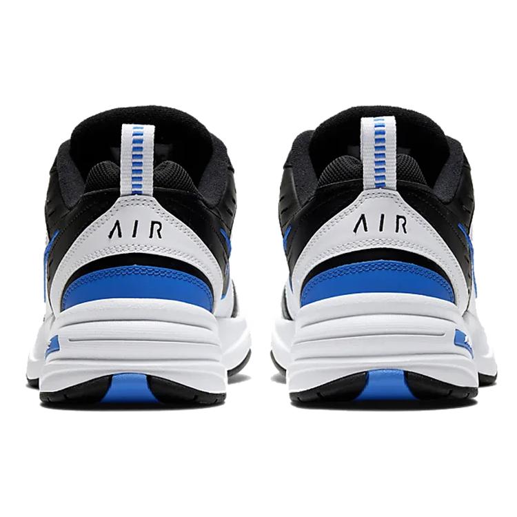 New Nike Air Monarch Iv Black White Royal Blue 415445-002