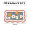 Imitation Cashmere Floor Mats Bathroom Cartoon Absorbent Foot Mats Entrance Easy To Care Door Mats