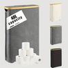 Bamboo & Oxford Cloth Bottle Recycling Bin - 100L Large Capacity Storage Basket